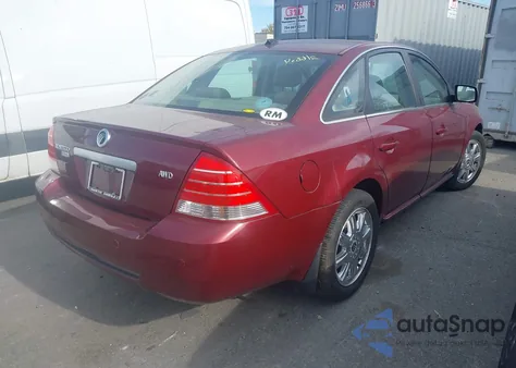 2007 Mercury Montego Premier z USA, uszkodzony, nr VIN 1MEHM43187G609193